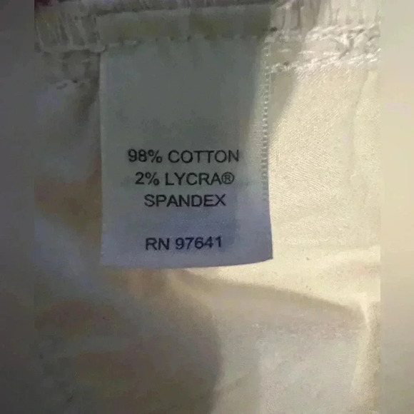 J. Jill Linen Stretch White Cropped Ankle Pants Size 2 - Picture 7 of 8